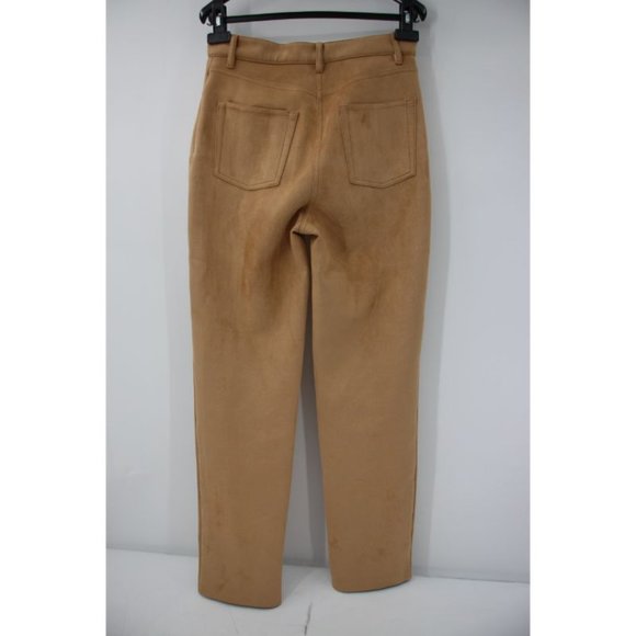 Aritzia‎ wilfred vegan suede pants Women’s 6 Melina Faux Suede high waisted - Picture 4 of 10